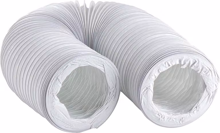 Tubo flessibile in PVC per scarico, diametro 125 mm, lunghezza 6 metri, per sistemi di condotti dell'aria