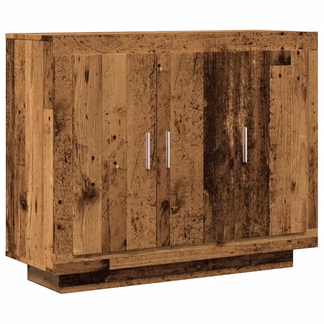 Credenza | Madia | Buffet da pranzo | Armadio da pranzo Legno Antico 92x35x75 cm in Legno Multistrato