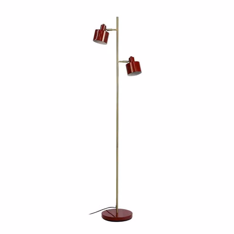 Dyberg Larsen Lampada da terra Ocean, Rosso, Soggiorno / Sala da pranzo, Metallo, Scandinavo, Lampada da terra