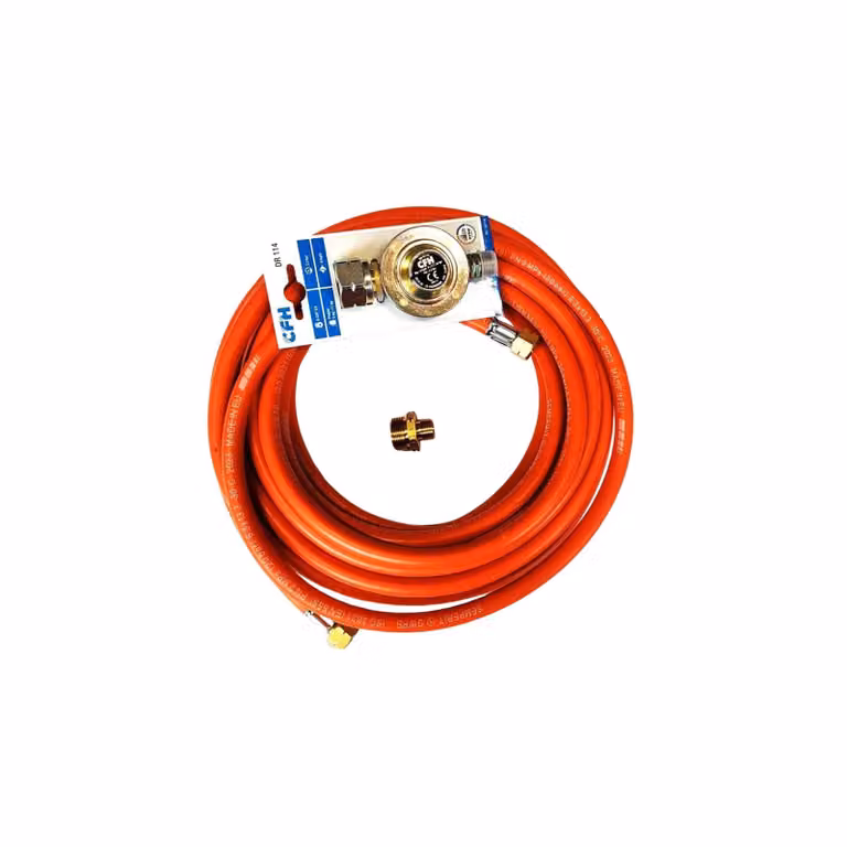 Adattatore per gas Zatech 1" filettatura US MAPP x 3/8" filettatura sinistrorsa per cannello a saldare US Collegamento a tubo del gas propano Bombola del gas