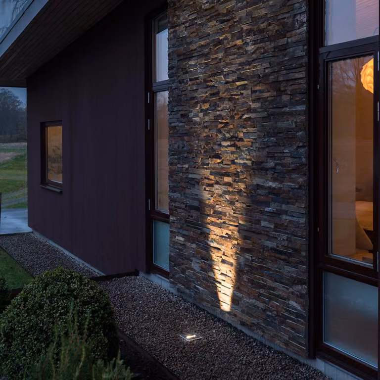 Konstsmide Malte spot LED da terra emissione flessibile 6W, Alluminio / Grigio / Zincato, Acciaio Inox, Moderno, Faretto da incasso da terra