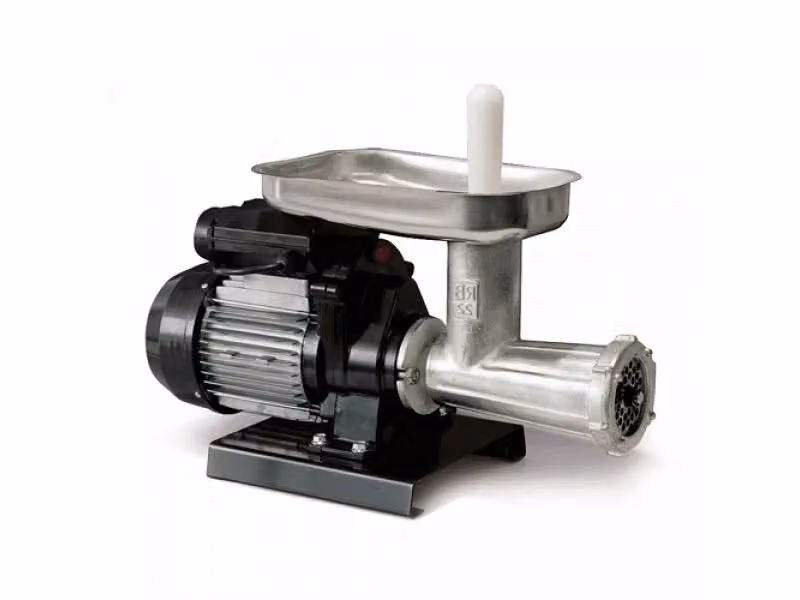 Tritacarne Elettrico Reber 9500 N da 600W in Acciaio Inox e Ghisa Argento – 2