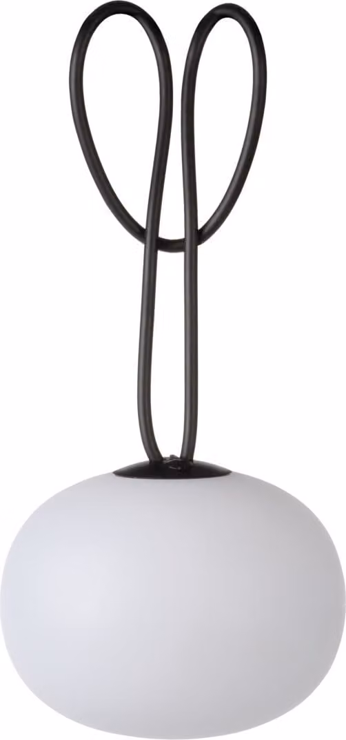 Lampada a sospensione LED senza fili con presa di corrente STONO MILK USB