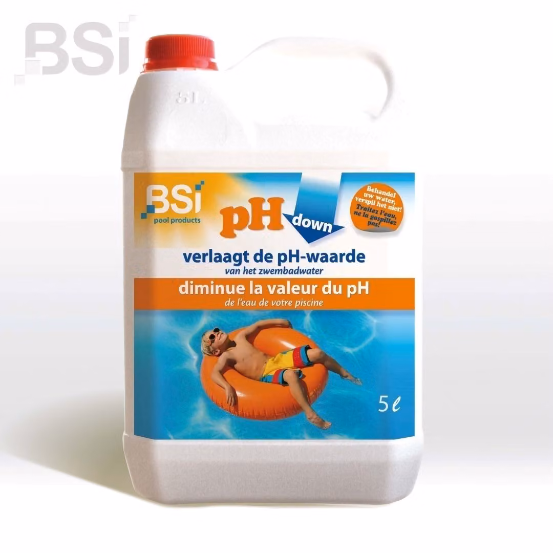 Ph down liquido 5 litri per la manutenzione della piscina
