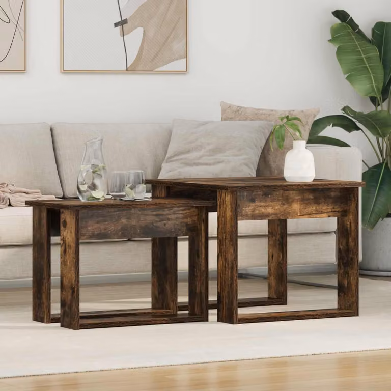 Set di tavolini da salotto con design moderno e impilabili