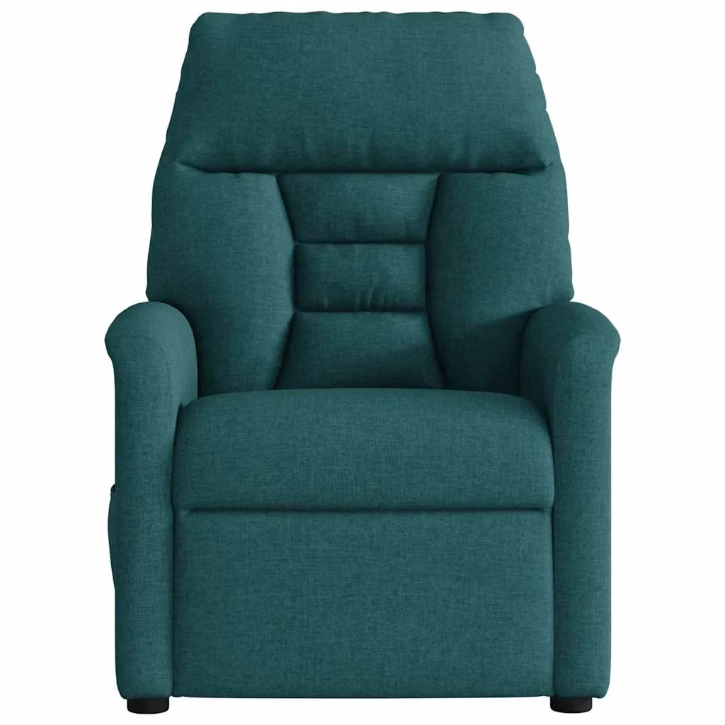 Poltrona Reclinabile Relax vidaXL in Tessuto Verde con Braccioli e Regolazione Manuale – 2