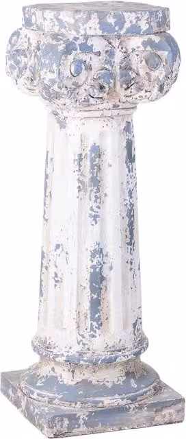 Colonna decorativa classica WANDERLUST DECO color pietra, L/P/H: 29 x 29 x 82 cm