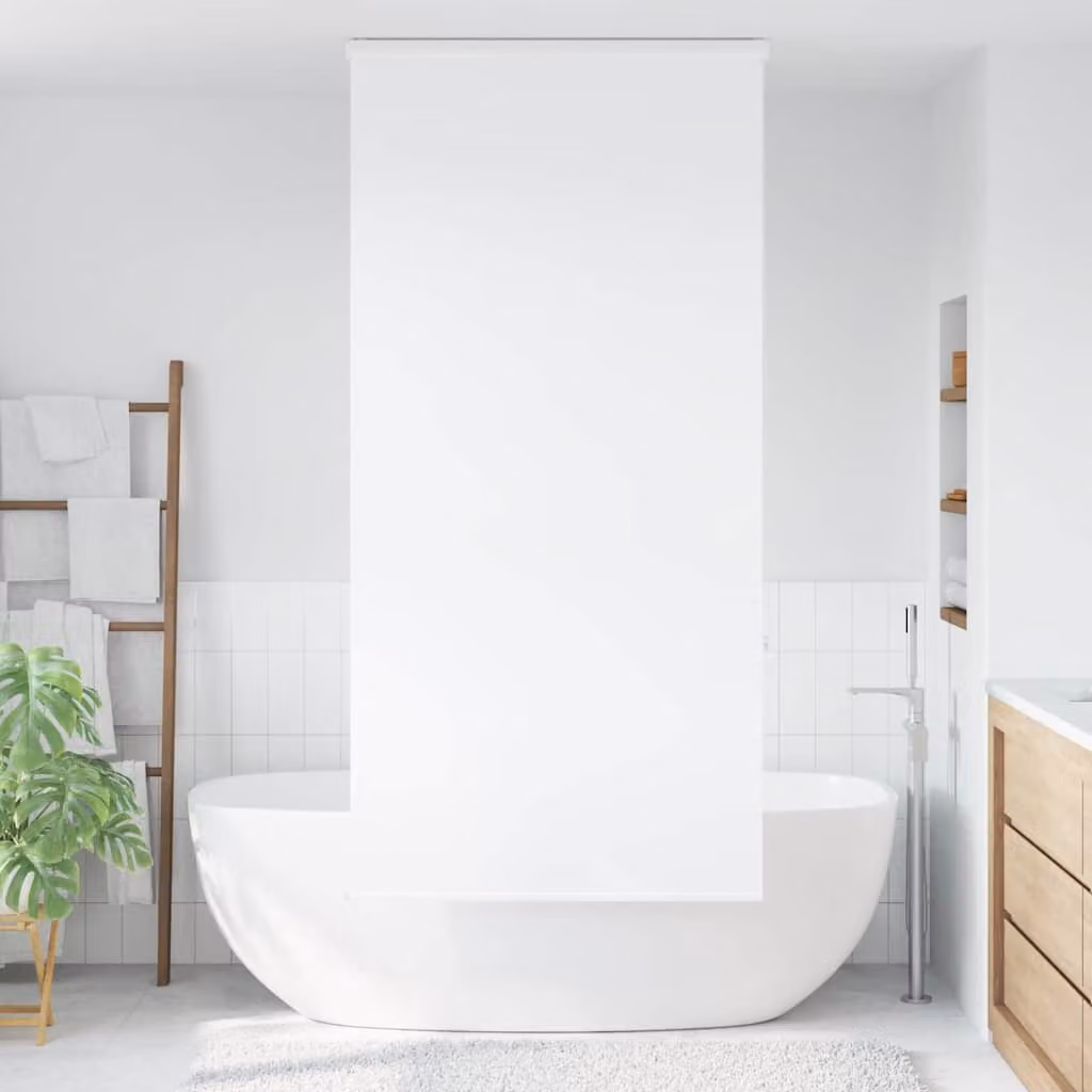 vidaXL Tenda a Rullo Doccia Cassonetto 110x240 cm Larghezza Tessuto