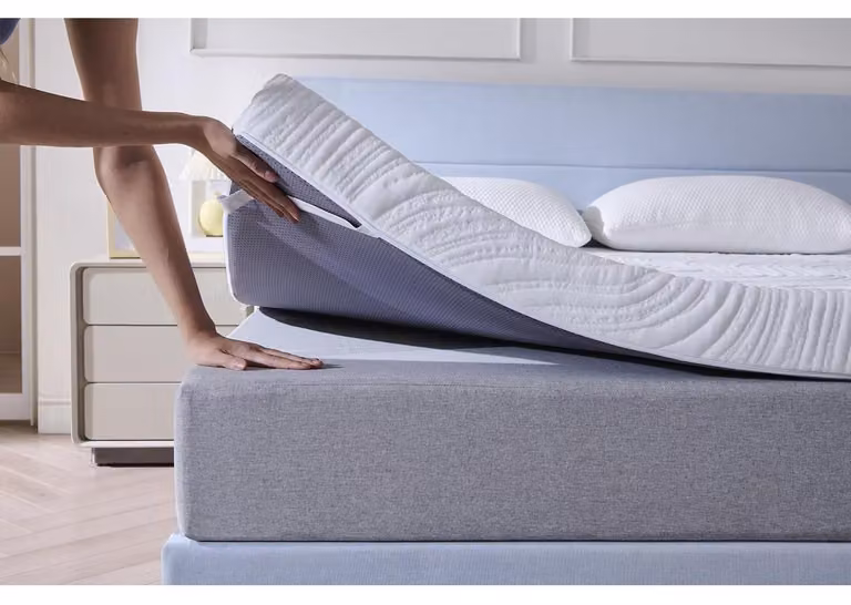 Topper per materasso, dimensioni 180 x 200 cm, in gel memory foam, spessore 7 cm, livello di supporto H3/H4