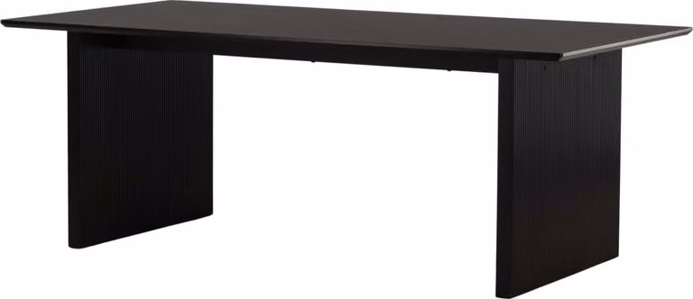 Tavolo da pranzo FURNLUX Vail Black 200cm / Hauptfarbe: Schwarz / Dimensioni: 200 x 100 x 75 cm