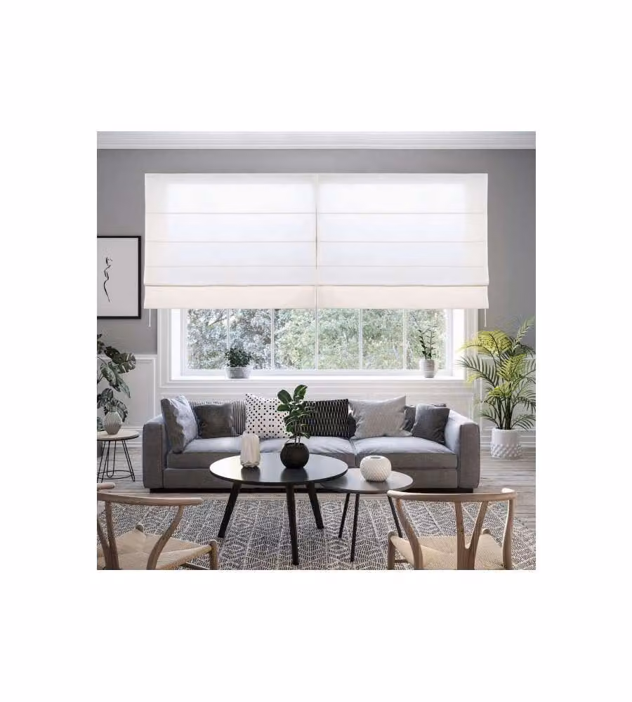 CITY - Tenda a Pacchetto steccata Ecru 105x250