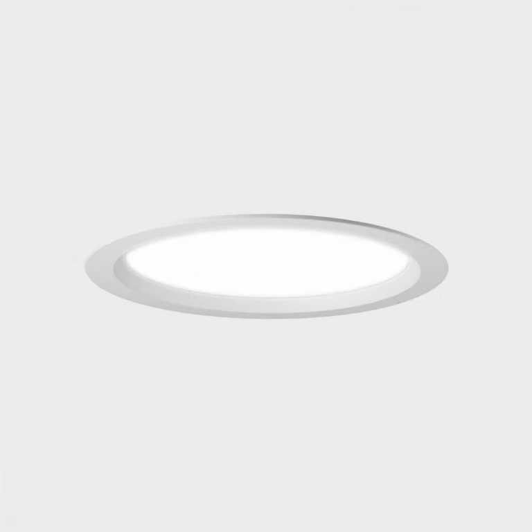 KOHL LIGHTING KOHL-Lighting LIM LACUS apparecchio da incasso con cornice diametro 225 mm bianco 30 W CRI 80 4000K PUSH