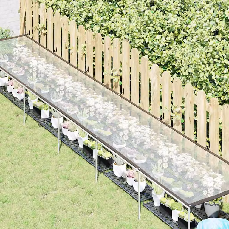 vidaXL Copertura per Piante con Occhielli 1x6 m in Polietilene
