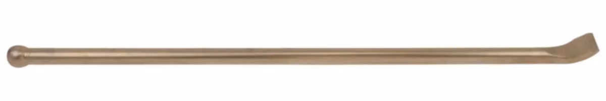 BRONZEplus piede di porco con tagliente e sfera 1500 mm