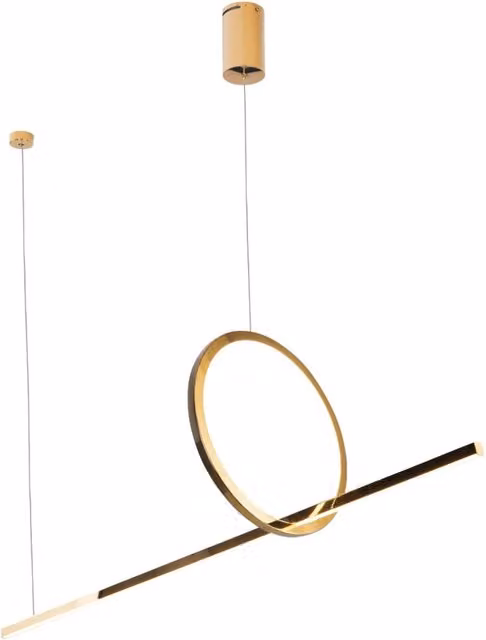 Lampada a sospensione LED Lozanna Maxlight oro/ottone 18W