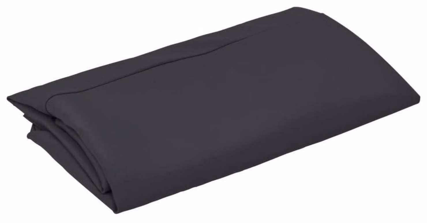 Copertura di ricambio per ombrello da giardino, colore nero, 300 cm, in poliestere