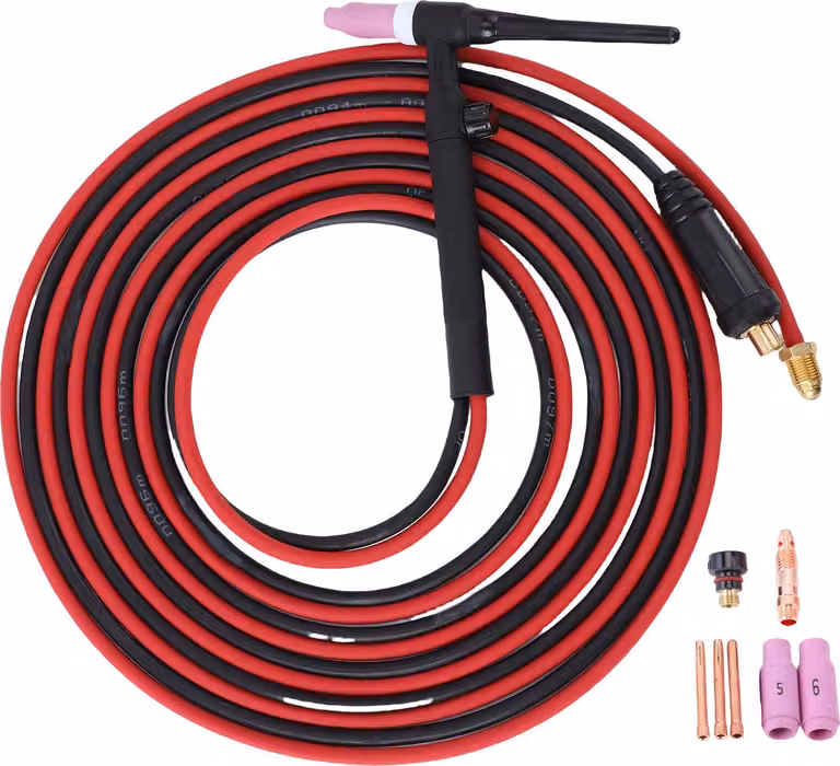 Torcia per saldatura TIG, compatibile con ARC200 MIG200 MIG250 ARC205 Pro MIG205, 150 A, raffreddata ad aria Set di attrezzature con pistola sollevabile con connessione rapida da 35-50 mm²