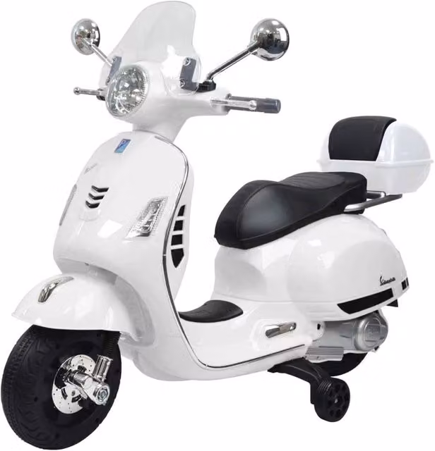 Piaggio Vespa GTS Elettrica 12V Bianca con Bauletto per Bambini – 1