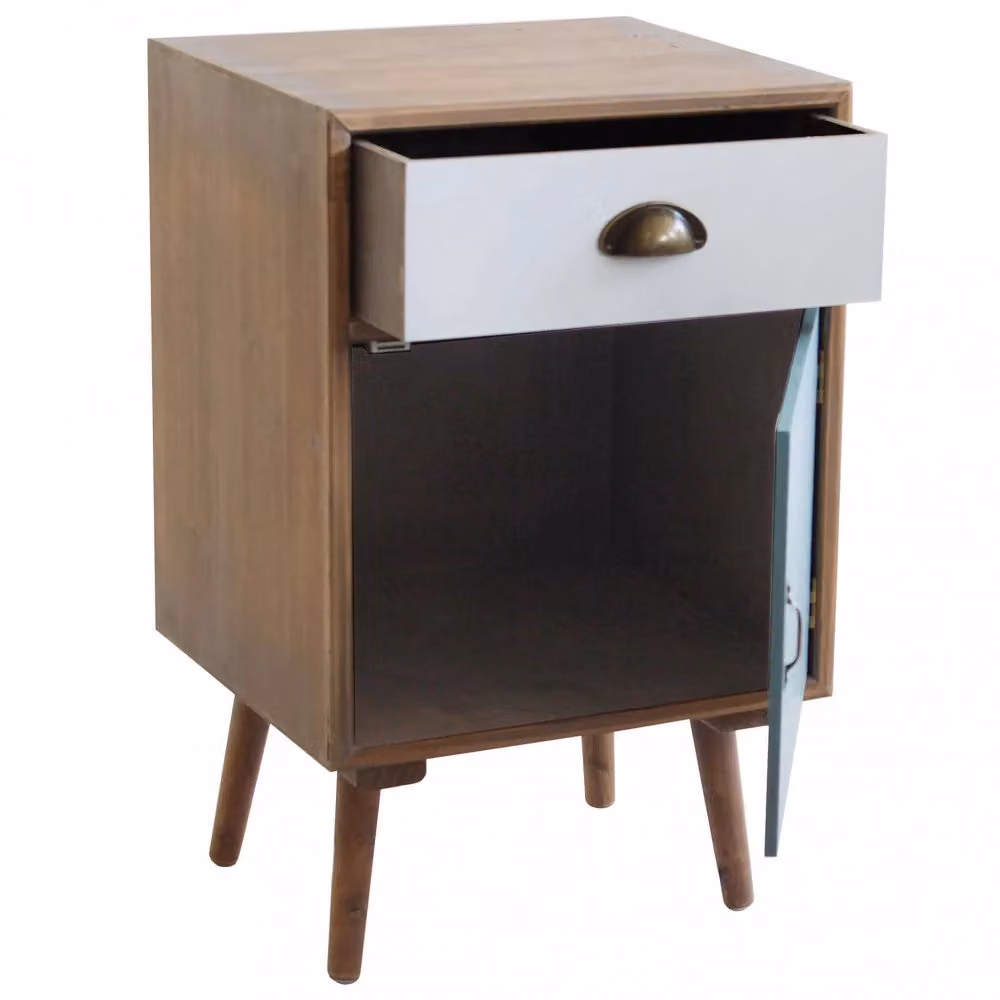 Mobiletto Calgary GIORDANOSHOP in Legno Multicolor con Ante e Cassetti L/P/H: 40 x 36,5 x 64 cm – 2