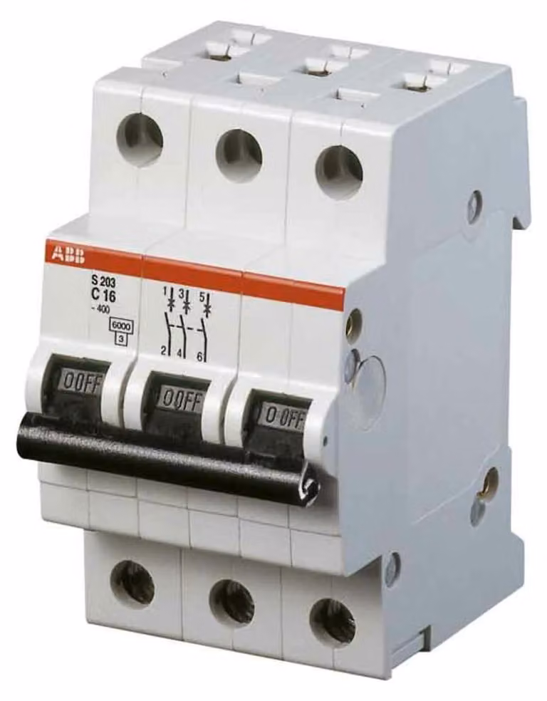 Interruttore Stotz S&J 6kA 2A C 3p S203-C2