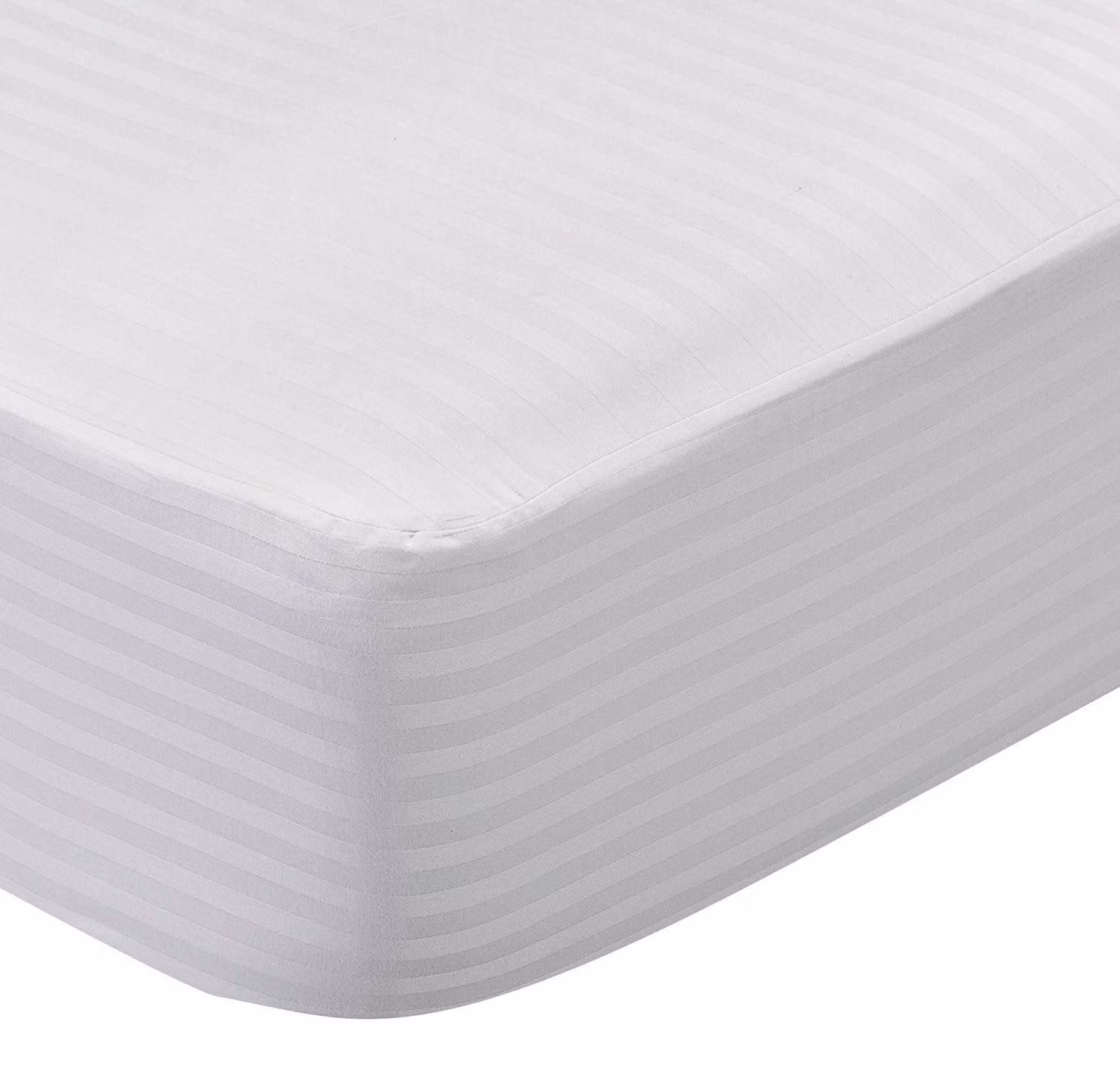 Lenzuola sagomate 180x190/200 cm, 100% cotone, bianche, traspiranti