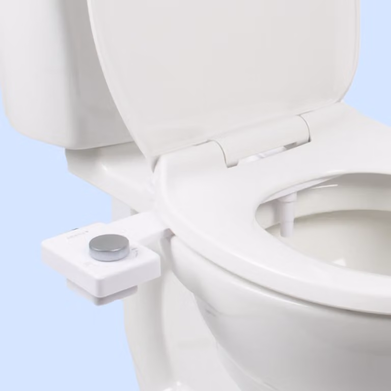 Supporto per bidet, ultrasottile, non elettrico, con funzione di autopulizia