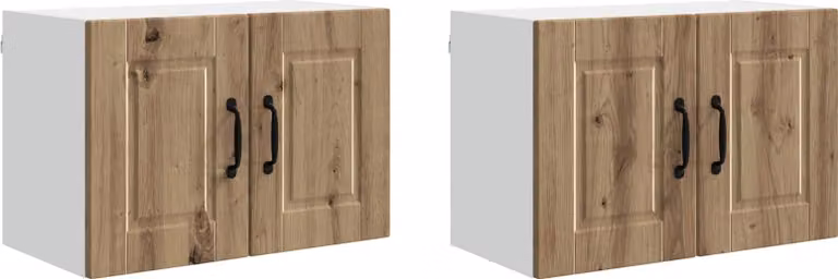 Armadietto a muro PORTO 2 pcs Rovere artigianale
