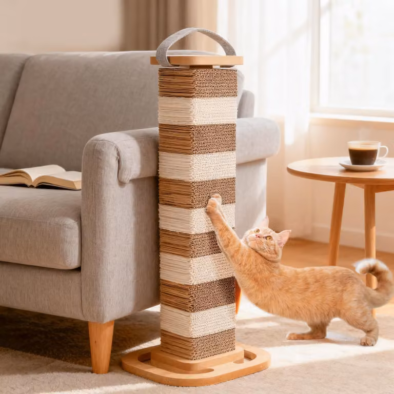 Albero per gatti, altezza 62 cm, 5 livelli, adatto ai gatti
