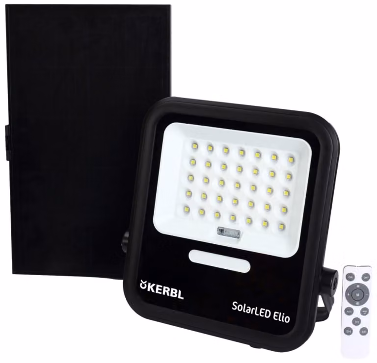Kerbl Faretto LED per esterni SolarLED Elio, 345696