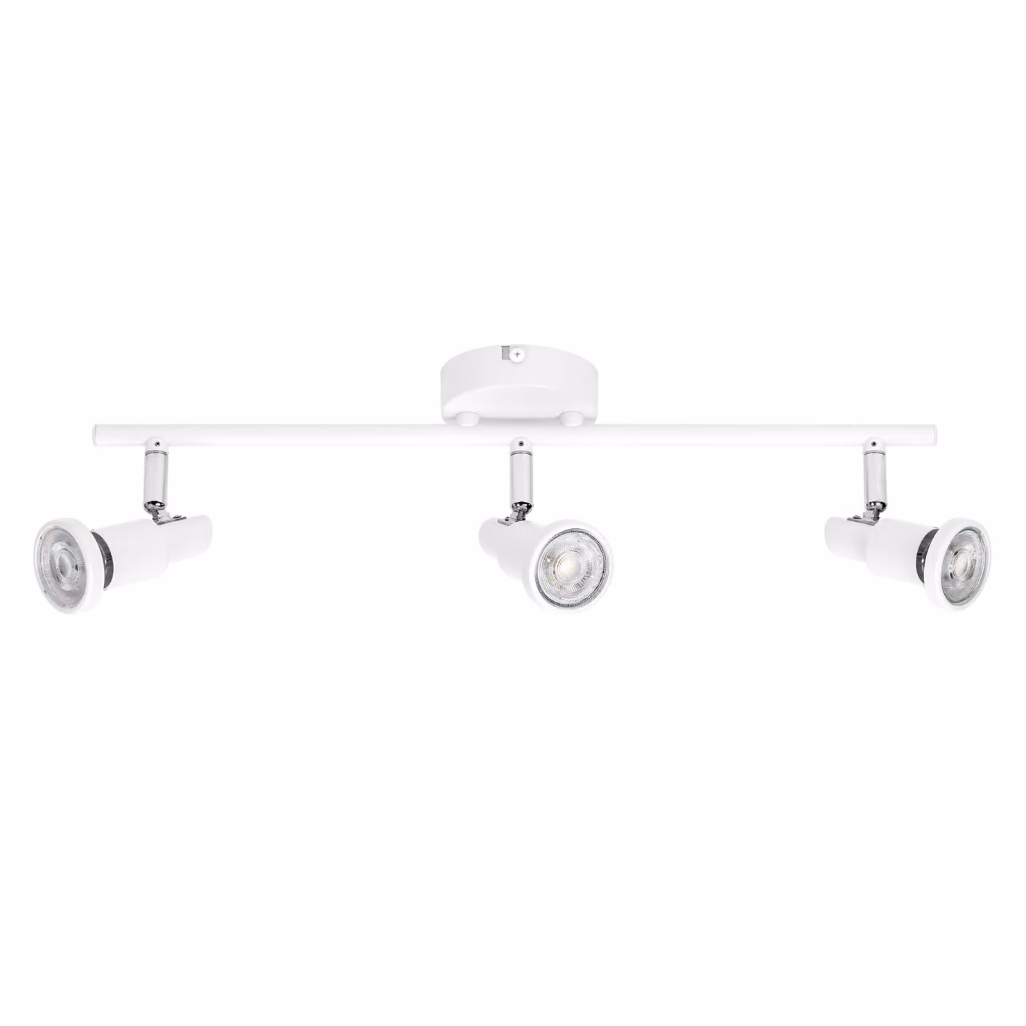 LEDVANCE LED SPOT GU10 3 x 3,4W, 690lm, bianco, temperatura di colore 2.700K, colore della luce bianco caldo, design senza tempo, lampada LED sostituibile, ideale per interni, CRI 90, teste regolabili