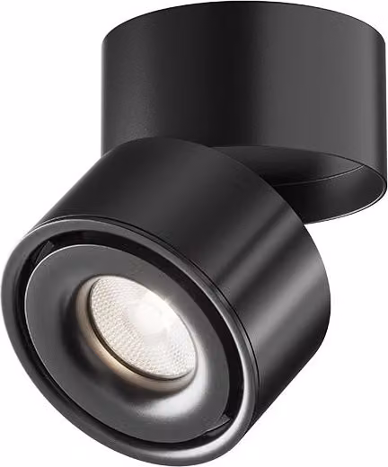 Plafoniera LED Maytoni Yin nera, 15W, 4000K, dimmerabile, IP20 – 1