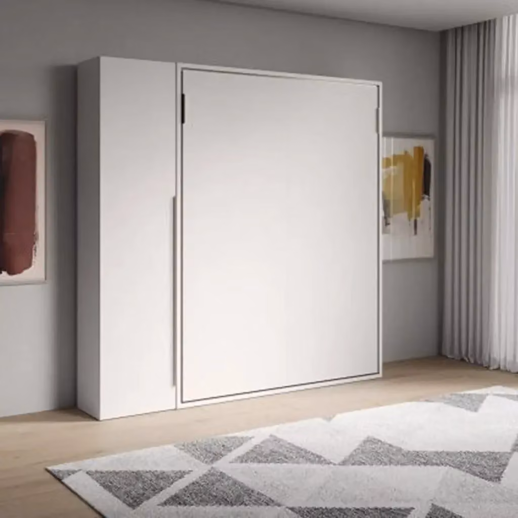 Letto matrimoniale a scomparsa Versia Itamoby con armadio a 1 anta sinistra colore bianco – 2