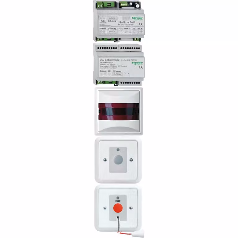 Set WC per disabili Elso con alimentatore UPS per guida DIN (SIGMA) JOY bianco puro ELG740224