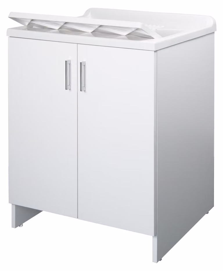 Lavabo in pannelli di legno con kit di scarico, adatto per interni ed esterni