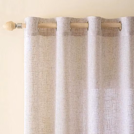 Tessuto di tenda con occhielli voile look moderno semi-trasparente per soggiorno decorativo camera da bambini inslagringhe tende da cucina set da 2 pezzi 140 x 200 cm (l x a)