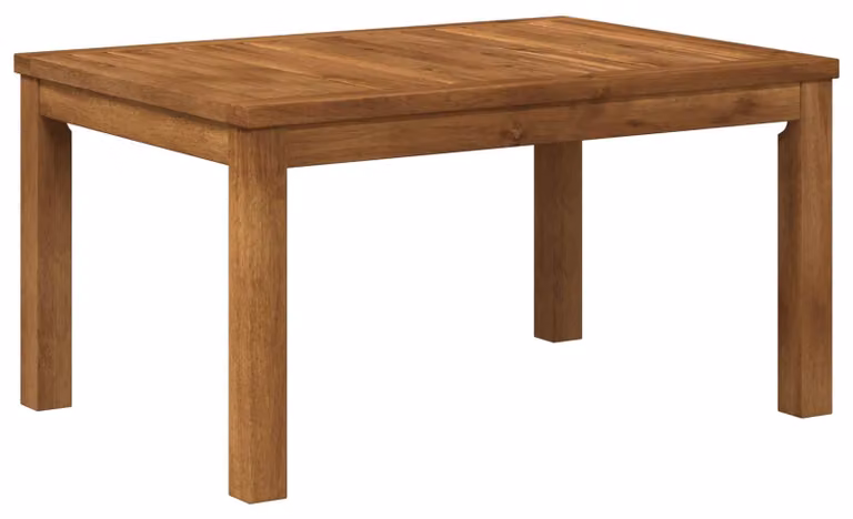 Tavolino da caffè in legno massello di acacia, dimensioni 50 x 68,5 x 36 cm