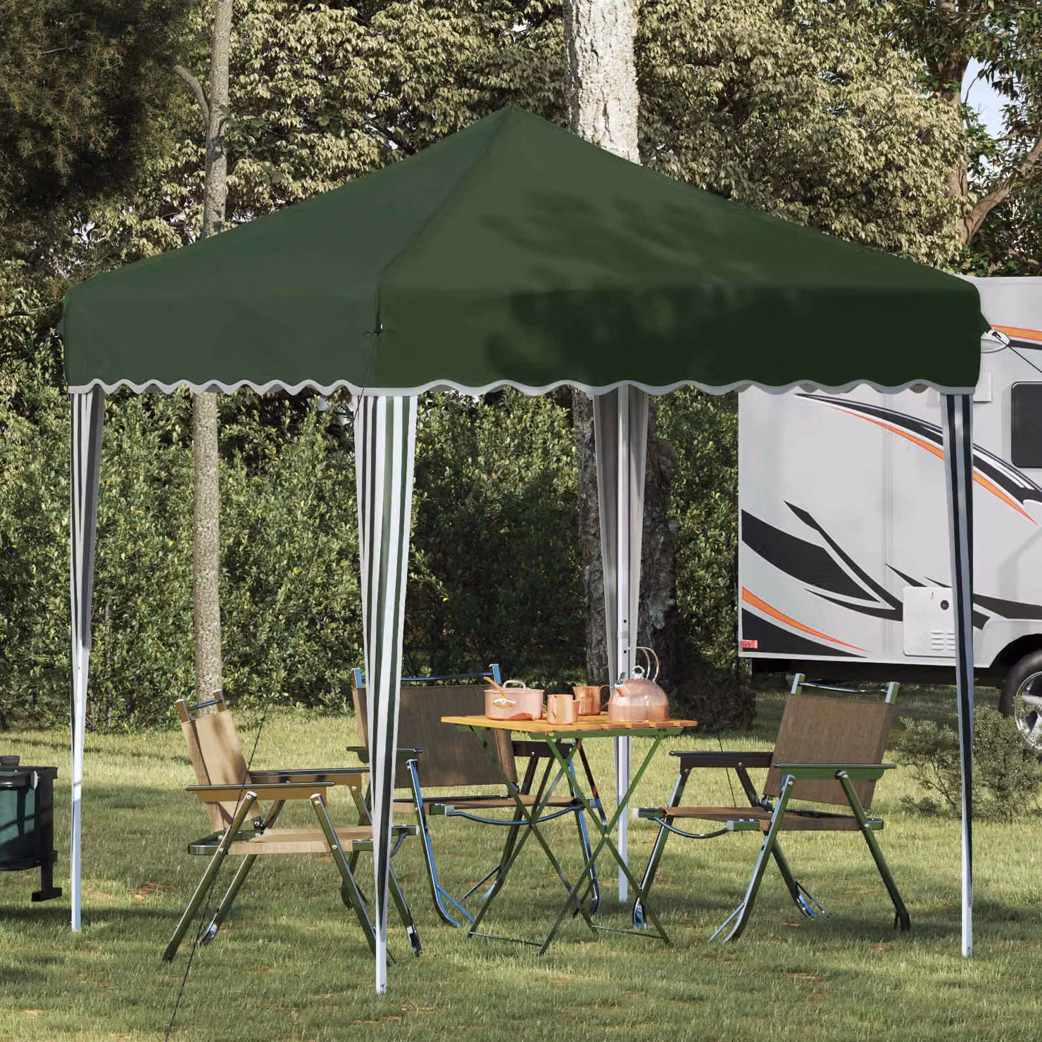 Tenda per feste a pop-up vidaXL Verde L/P/H: 195 x 195 x 245 cm