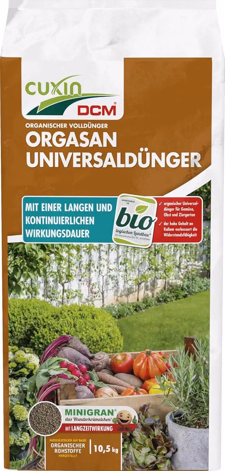 CUXIN DCM Orgasan concime organico completo 10,5 kg
