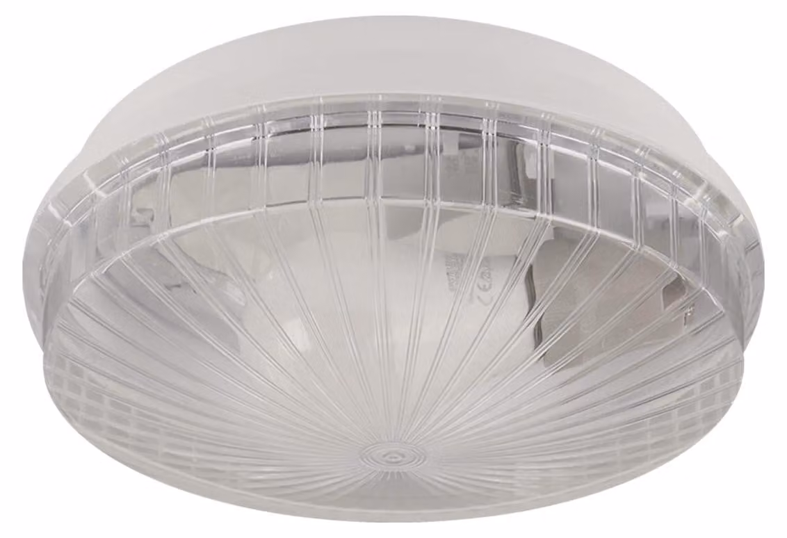 Strühm 04184 Lampada da parete/soffitto per esterni "MONTE 60 CLEAR I", IP65, E27, tubo fluorescente LED, max 60 W