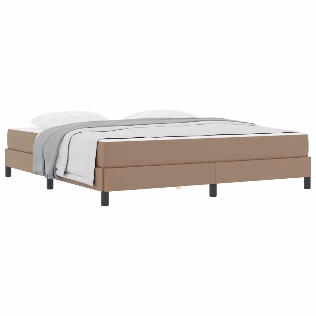 Struttura del letto moderna vidaXL in tessuto beige e legno con doghe rigide L: 180 cm, P: 200 cm, H: 203 cm – 2