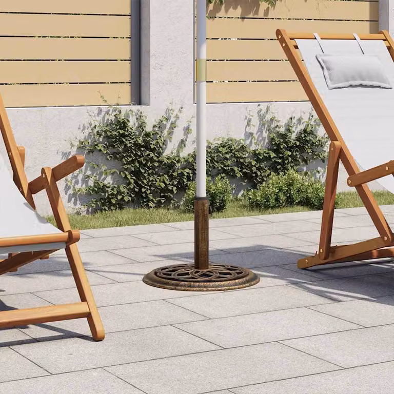 Maison Exclusive - Base per ombrellone Bronzen 44x44x31 cm in ghisa