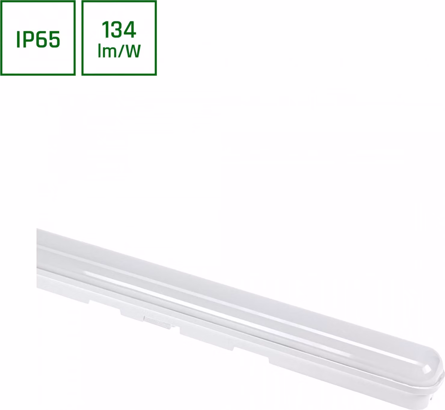 Spectrum LED plafoniera Limea Go white 120cm IP65 50W 6700lm luce diurna 6000K bianco freddo