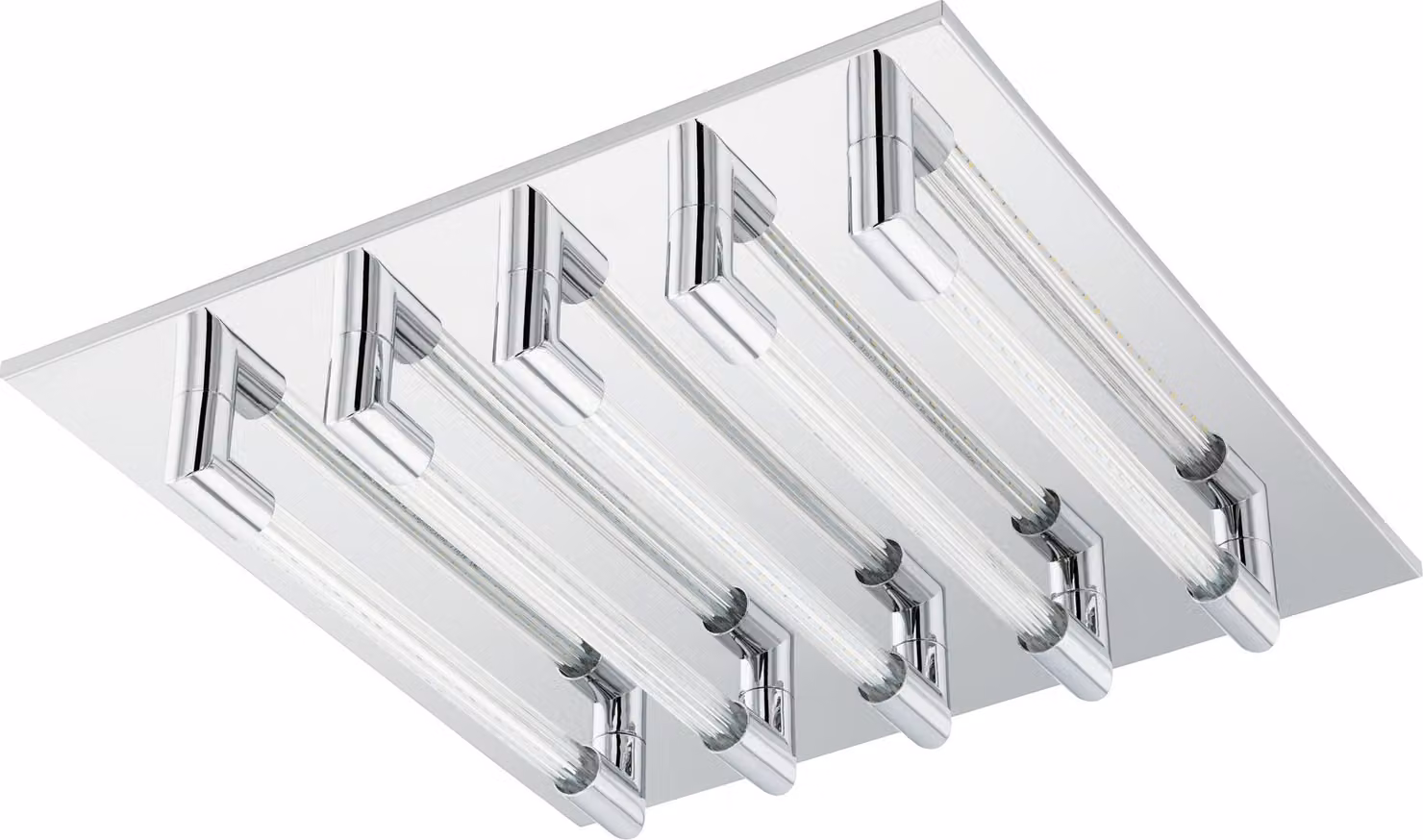 Eglo 95398 Velarde Plafoniera LED 5x4,3W acciaio cromo