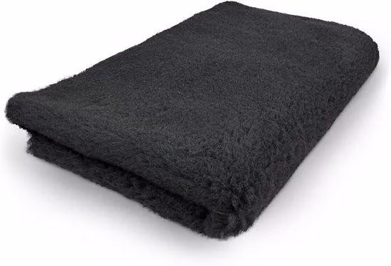 Tappetino antiscivolo per cani, colore nero - Base assorbente e calda per cani e cuccioli - 150x100 cm