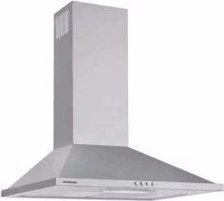 Cappa a parete Silverline 2240.6.733.04 in acciaio inossidabile, L: 59,8 cm, P: 45 cm, H: 90,2 cm, aspirazione 295 m³/h, Classe D, 63 dB