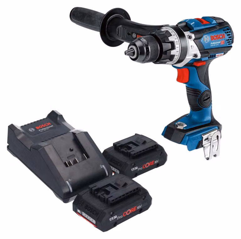 Avvitatore a percussione a batteria Bosch GSB 18V-110 C Professional 18 V 110 Nm Brushless + 2 batterie ProCORE da 4,0 Ah + caricabatterie