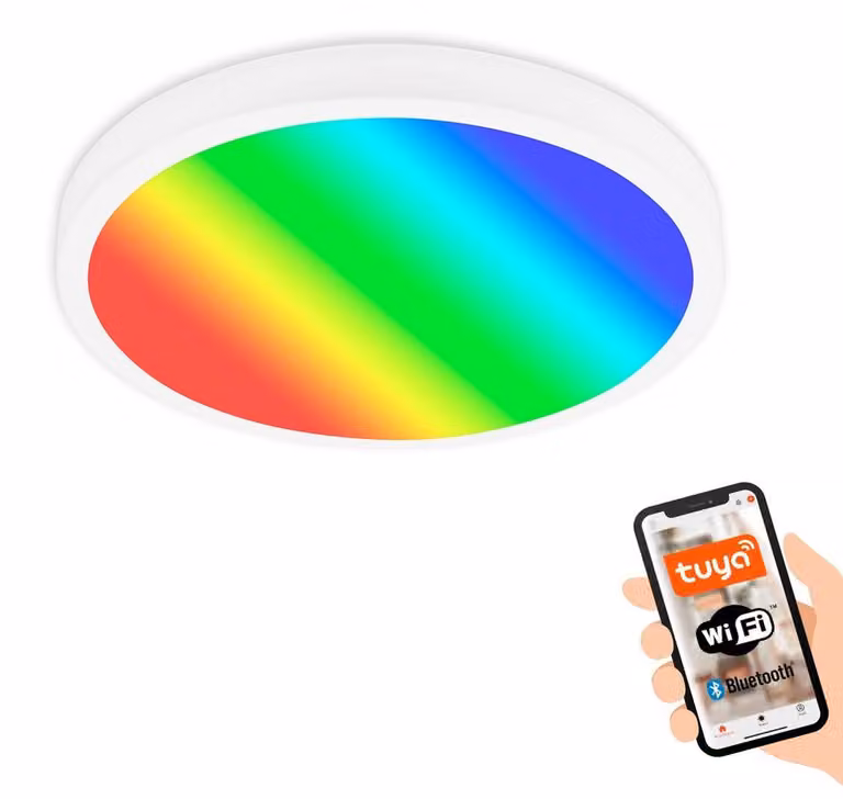 WiFi TUYA + Bluetooth RGB/W CCT pannello LED, LED/21W
