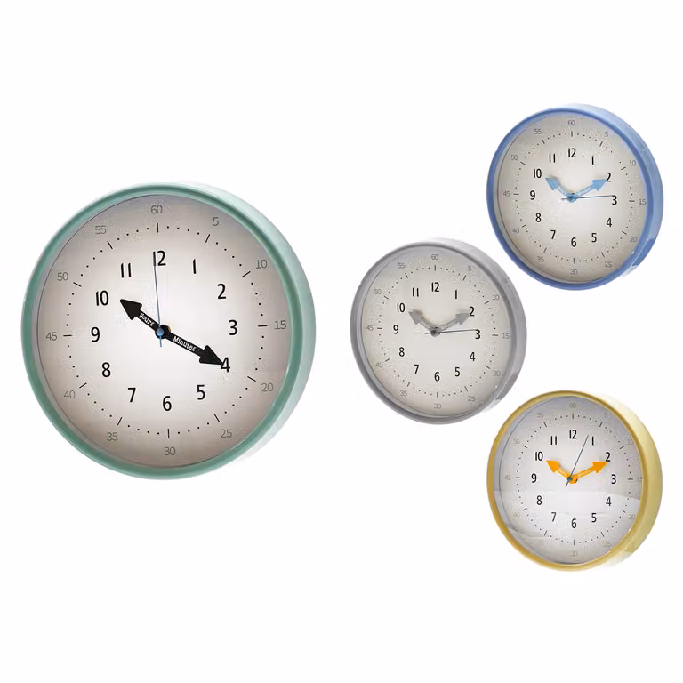 Orologio da parete analogico DICTROLUX Design Moderno Multicolore Diametro: 30 cm