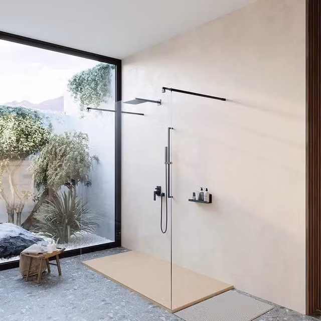 Piatto doccia 80x180 cm colore avorio effetto pietra | Samos