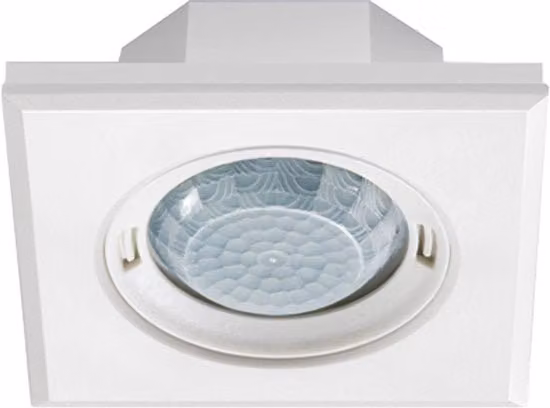 Regolatore di movimento ESYLUX 360I/8 con illuminazione SW disponibile in bianco o nero